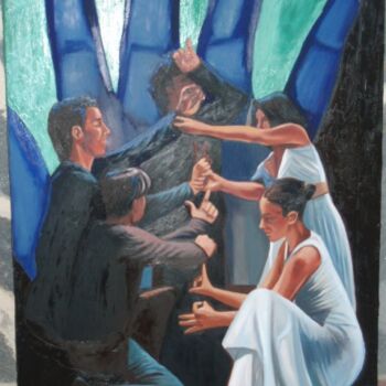 Painting titled "Integracion e igual…" by Dakota Tarraga, Original Artwork