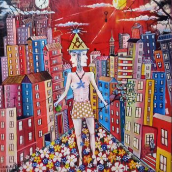 Картина под названием "Массонский инь-янь" - Vladislav Dankiv, Подлинное произведение искусства, Масло