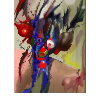Arte digital titulada "The clown's confess…" por Dalibor Dubový, Obra de arte original, Trabajo Digital 2D