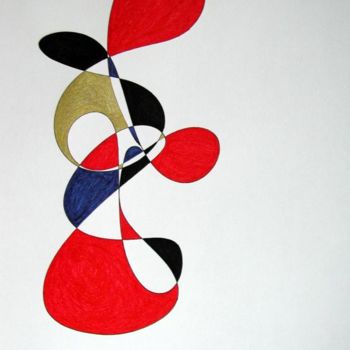 "Calder's Dream" başlıklı Tablo Dalibor Moyzes tarafından, Orijinal sanat, Petrol