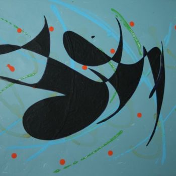 Peinture intitulée "Force of Prayer" par Dalibor Moyzes, Œuvre d'art originale, Huile