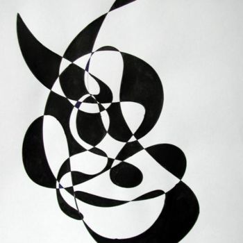 Картина под названием "Solid Form of Vision" - Dalibor Moyzes, Подлинное произведение искусства, Масло