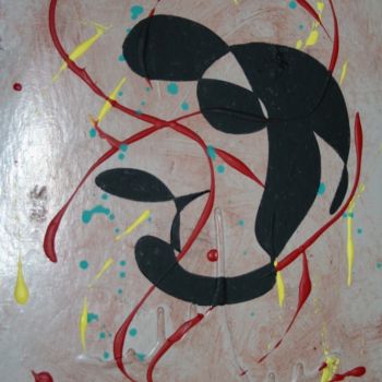 Malerei mit dem Titel "Transmigration" von Dalibor Moyzes, Original-Kunstwerk, Öl