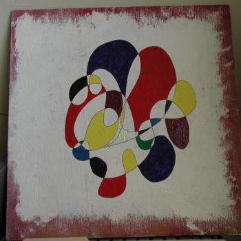 Painting titled "DNA of Love" by Dalibor Moyzes, Original Artwork