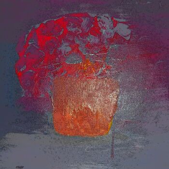 Pintura intitulada "Cor ardente" por Dalila Silva, Obras de arte originais, Acrílico