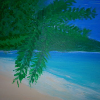 Painting titled "Paraíso" by Dalila Silva, Original Artwork, Acrylic