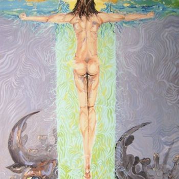 Malerei mit dem Titel "eternity" von David Alvarado Mora, Original-Kunstwerk, Öl
