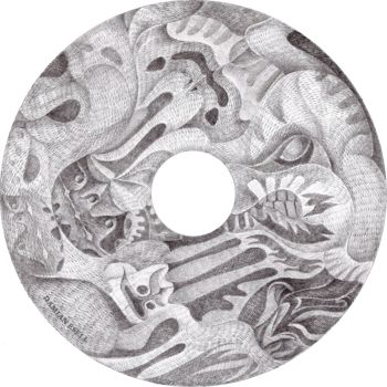 Desenho intitulada "Ataque microbiano d…" por Damian Ignacio Eselevsky Esell, Obras de arte originais, Lápis