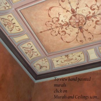 Photographie intitulée "Murals and Ceiling" par Damian Ebejer, Œuvre d'art originale