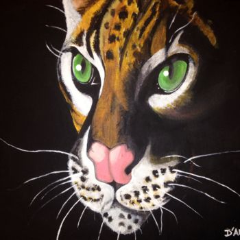 Painting titled "Ocelot #2" by D'Amicis, Original Artwork