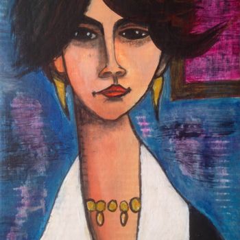 Painting titled "Almaïsa" by D'Amicis, Original Artwork, Acrylic