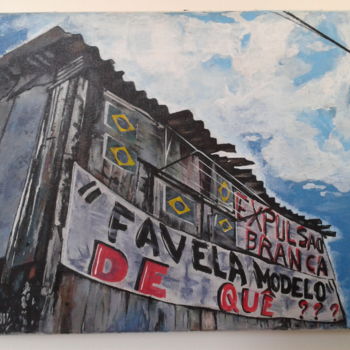 绘画 标题为“Favela modelo de qu…” 由Dam, 原创艺术品