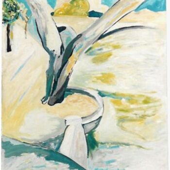 Painting titled "L'arbre de l'expoir" by Damien Bartolo, Original Artwork