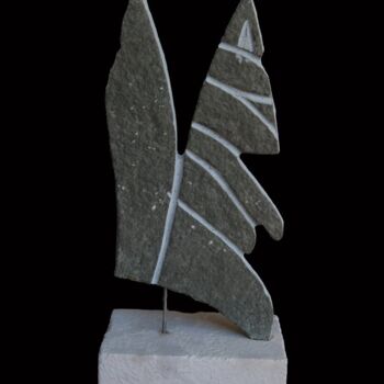 Sculpture titled "ecureuil" by Damien Berger, Original Artwork, Stone
