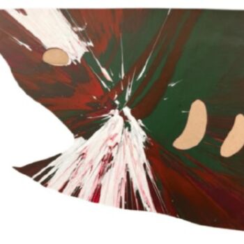 Painting titled "Requin" by Damien Hirst, Original Artwork