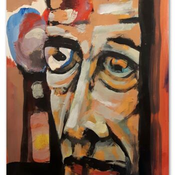 Peinture intitulée "portrait 5" par Damir Mumbasic, Œuvre d'art originale, Acrylique