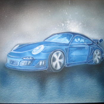 Peinture intitulée "Porsche 997" par Damodar, Œuvre d'art originale