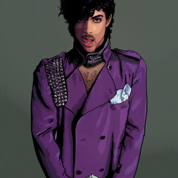 "Prince" başlıklı Tablo D Dan Avenell tarafından, Orijinal sanat, Dijital Resim