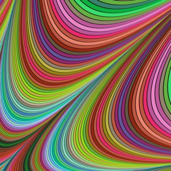 Arte digitale intitolato "Double Rainbow" da Dan Burris, Opera d'arte originale