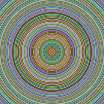 Arte digitale intitolato "Circular Rainbow" da Dan Burris, Opera d'arte originale