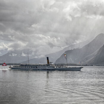 Fotografie getiteld "Le beau navire La S…" door Dana Berthelot, Origineel Kunstwerk, Digitale fotografie