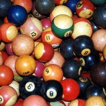 Fotografia intitulada "Billiards" por Dana Ellyn Kaufman, Obras de arte originais