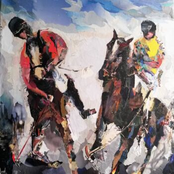 Collages titled "polo" by Dana, Original Artwork