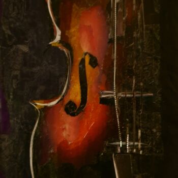 Collages titled "violon" by Dana, Original Artwork, Collages