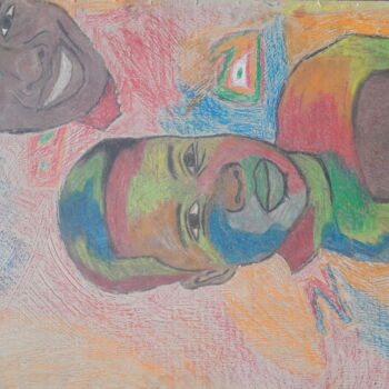 Painting titled "Streets are calling" by Danai Murewanhema, Original Artwork, Pastel