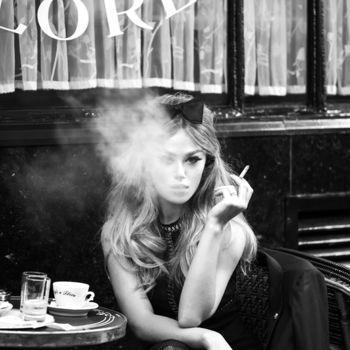 "Cafe de Flore #2" başlıklı Fotoğraf Dana & Stephane Maitec tarafından, Orijinal sanat, Fotoşopsuz fotoğraf