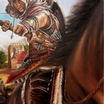 Peinture intitulée "Assassin's Creed Or…" par Nick Danapassis, Œuvre d'art originale