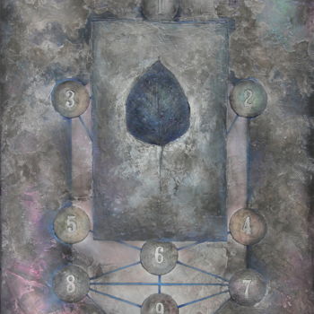 Pittura intitolato "La caduta di Adamo" da Dana Tomsa Oberhoffer, Opera d'arte originale
