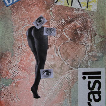 Malerei mit dem Titel "DA-DA-DA" von Dana Tomsa Oberhoffer, Original-Kunstwerk, Pigmente