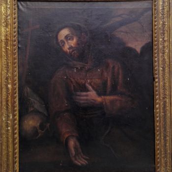 Pittura intitolato "S Francesco" da Dana Tomsa Oberhoffer, Opera d'arte originale