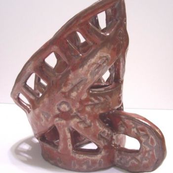 Sculpture titled "Toltec head dress" by Robert Keith, Original Artwork