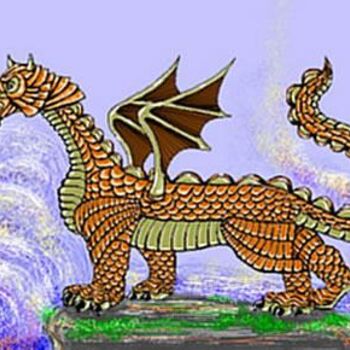 Digital Arts titled "dragon" by Dangar, Original Artwork