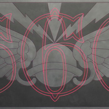 Картина под названием "666.jpg" - Dangerous Minds Artists, Подлинное произведение искусства, Акрил