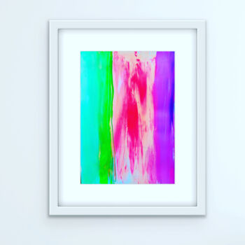 Картина под названием "Rainbow. 2" - Dani Alexsandrova, Подлинное произведение искусства, Акрил