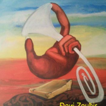 Malerei mit dem Titel "artiste-peintre-dan…" von Dani Zouhir, Original-Kunstwerk