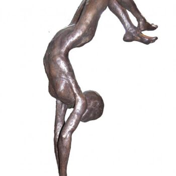 雕塑 标题为“Handstand” 由Daniel Baharier, 原创艺术品
