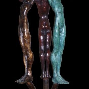 「three pipers」というタイトルの彫刻 Daniel Baharierによって, オリジナルのアートワーク