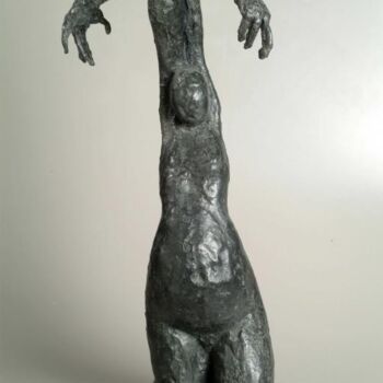 Sculpture intitulée "witch of endor" par Daniel Baharier, Œuvre d'art originale