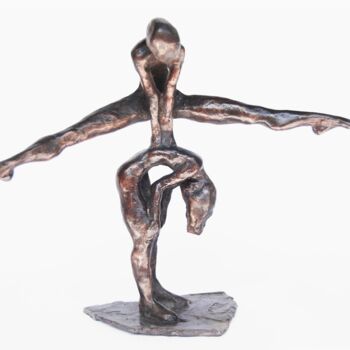 Sculpture titled "leapfrog" by Daniel Baharier, Original Artwork