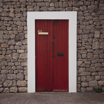 Photography titled "The red door" by Daniel Capita Merino, Original Artwork, Digital Photography