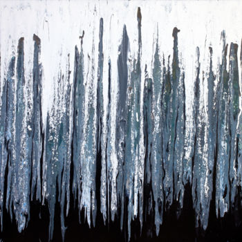 Painting titled "Icicle Party" by Daniel Clayton, Original Artwork, Acrylic
