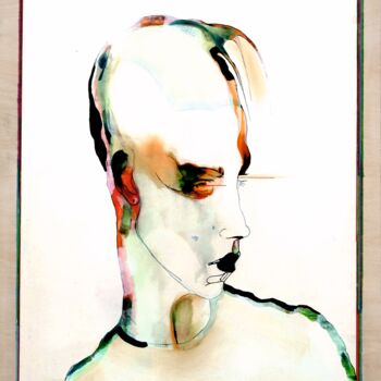 Картина под названием "Fresh boy" - Daniel Derderian, Подлинное произведение искусства, Масло Установлен на Деревянная рама…