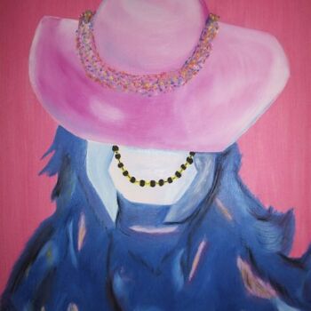 Painting titled "Chapeau" by Daniel Dr. El Dan (Mdaniel), Original Artwork, Oil