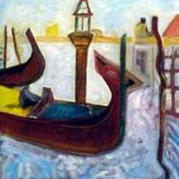 Peinture intitulée "Venise" par Daniel Dr. El Dan (Mdaniel), Œuvre d'art originale, Huile