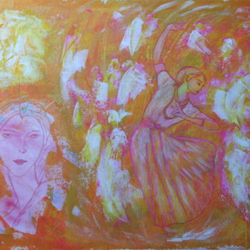 绘画 标题为“Dolores” 由Daniel Dumetz, 原创艺术品, 油