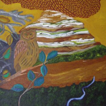 제목이 "Sainte-Victoire, Ai…"인 미술작품 Daniel Garcia (Léo)로, 원작, 기름 나무 들것 프레임에 장착됨